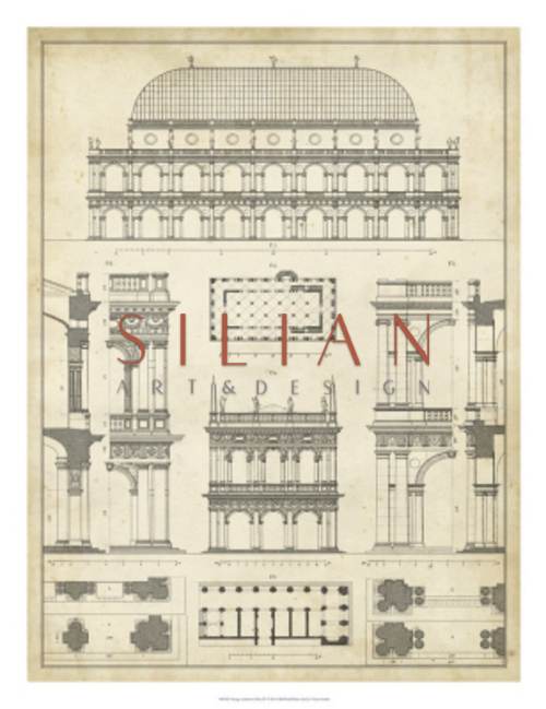 Vintage Architect's Plan IV