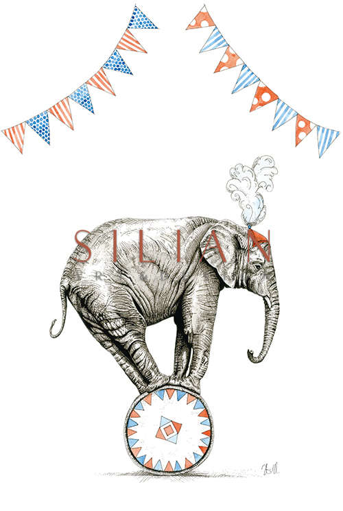 Elephants of Play Wheelbarrow Ⅵ