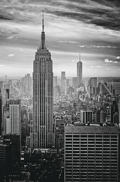 Black And White Architectural Landscape I