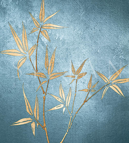 Golden Bamboo Tree VIII