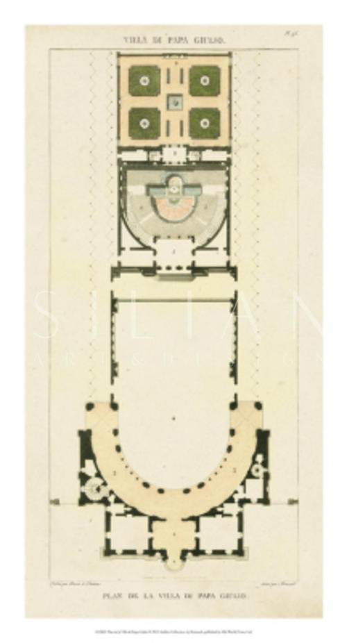 Plan De La Villa Di Papa Guilio