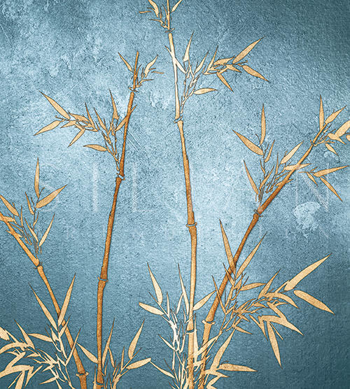 Golden Bamboo Tree I