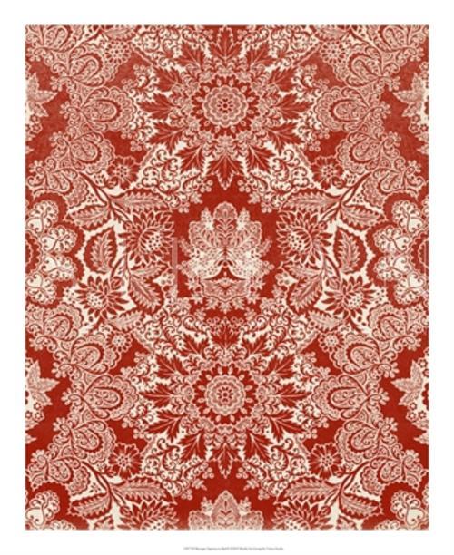 Baroque Tapestry in Red II