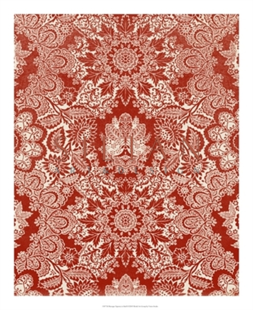 Baroque Tapestry in Red II