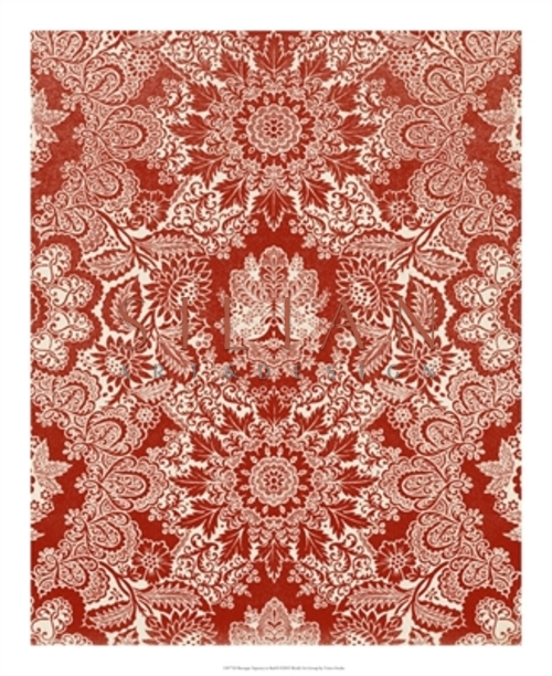 Baroque Tapestry in Red II