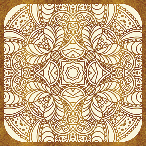 Golden Retro Pattern Ⅰ