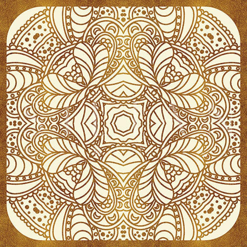 Golden Retro Pattern Ⅰ