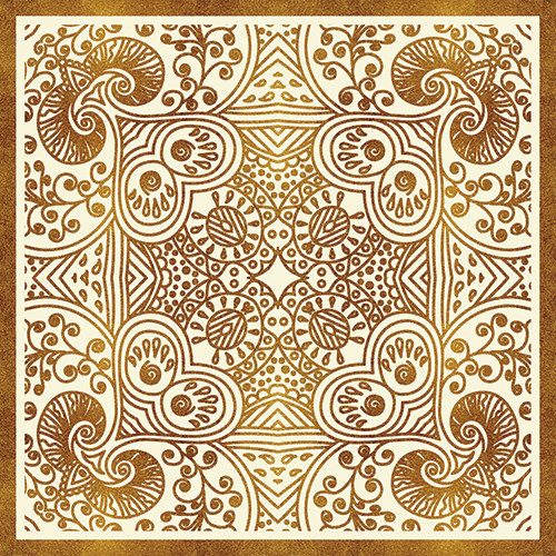 Golden Retro Pattern Ⅱ