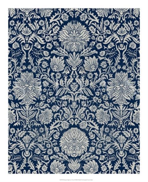 Baroque Tapestry in Navy II 