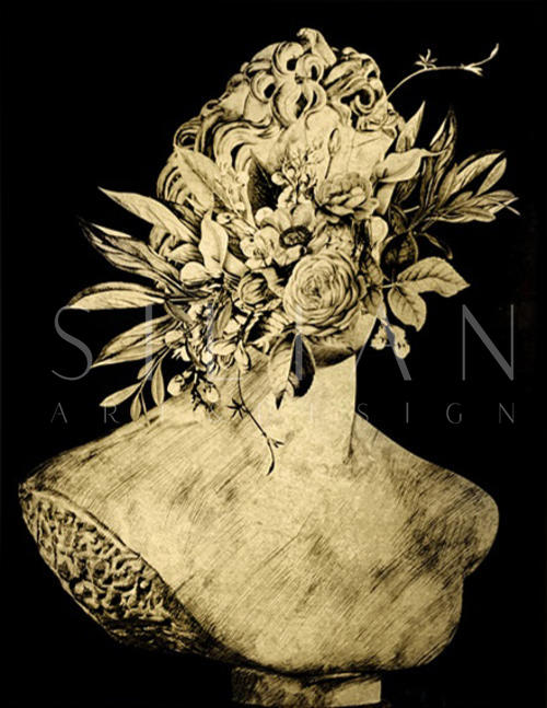 Flowers and Plaster I