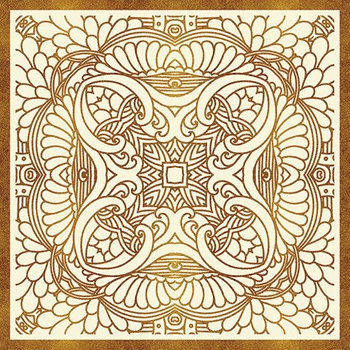 Golden Retro Pattern Ⅲ