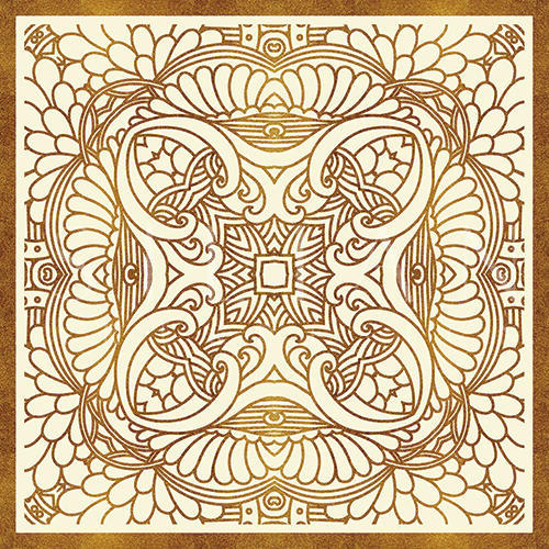 Golden Retro Pattern Ⅲ