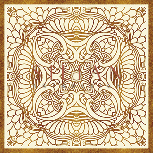 Golden Retro Pattern Ⅲ