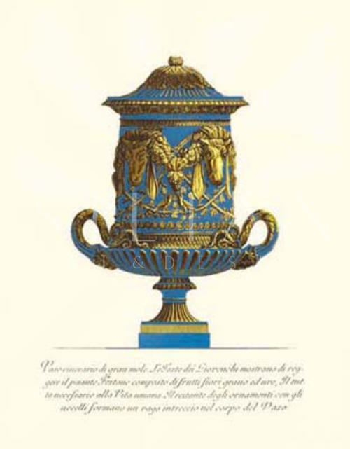 Blue Urn I