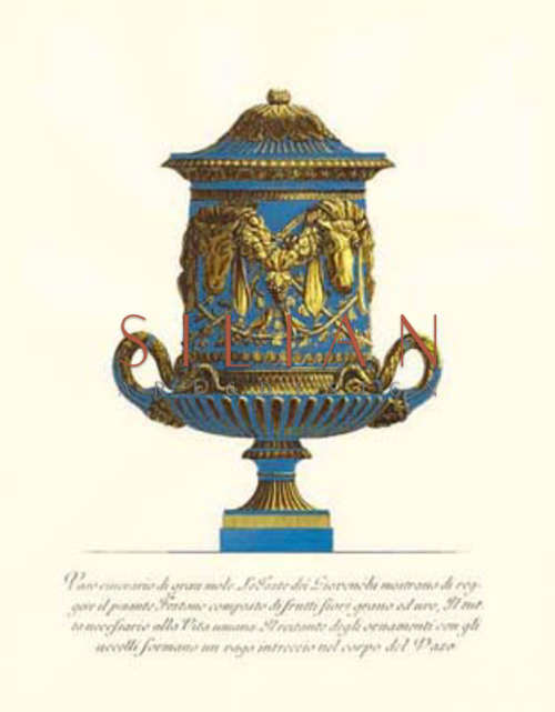 Blue Urn I
