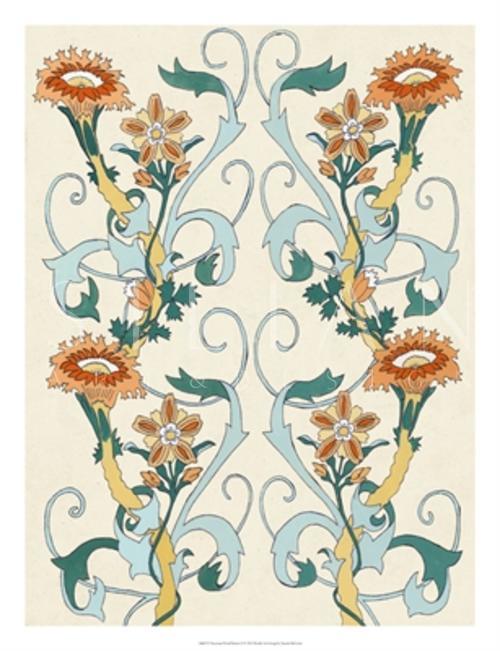 Nouveau Floral Pattern II