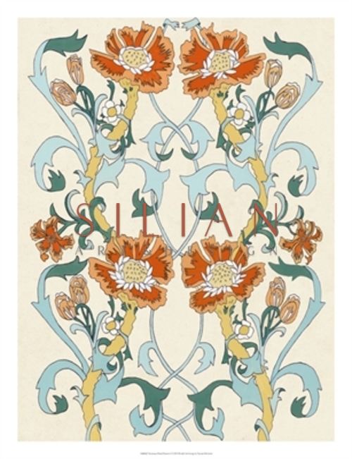 Nouveau Floral Pattern I