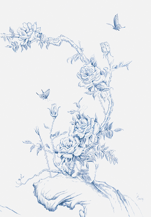 亚洲蓝中国花