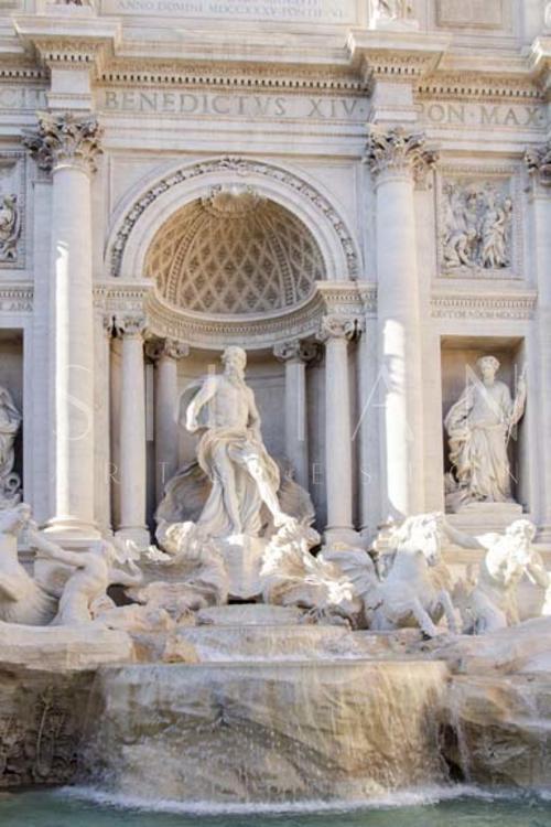 Trevi Fountain in Afternoon Light I