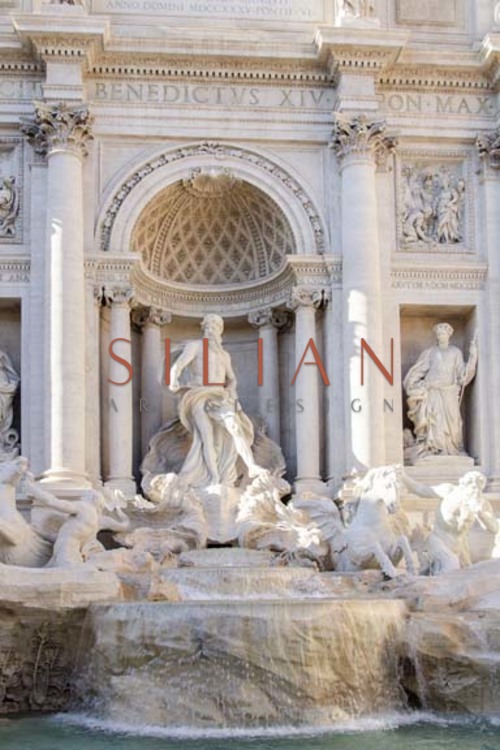 Trevi Fountain in Afternoon Light I