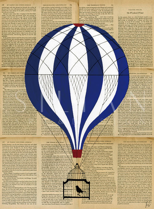 Colorful Hot Air Balloon I