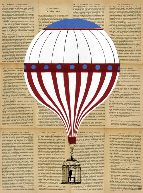 Colorful Hot Air Balloon II