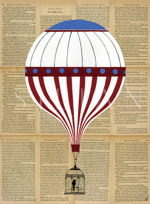 Colorful Hot Air Balloon II