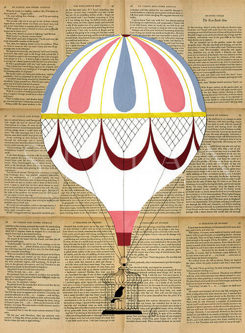 Colorful Hot Air Balloon IV