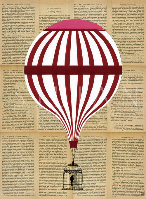 Colorful Hot Air Balloon IX 