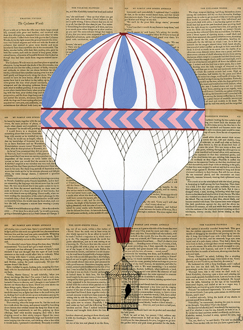 Colorful Hot Air Balloon   III