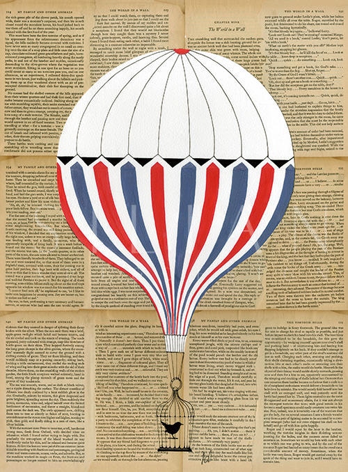 Colorful Hot Air Balloon VII
