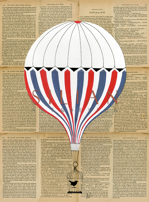 Colorful Hot Air Balloon VII