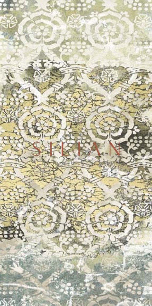 Gilded Emerald Textile III