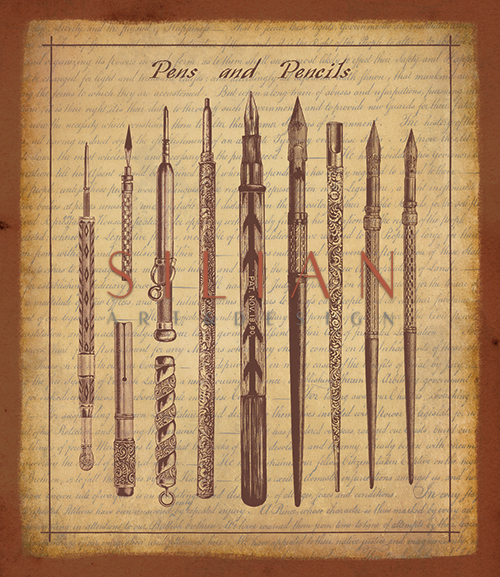 Vintage Pencils and Pens
