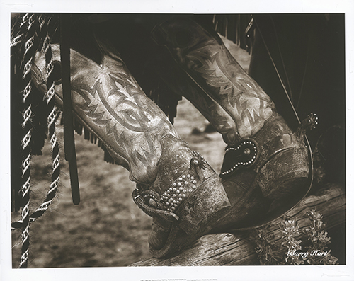 Boots on a Fence