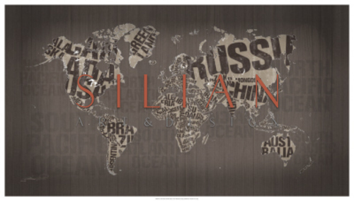 Old Fashion World Map