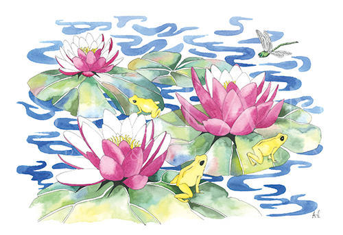 Pond Moonlight I
