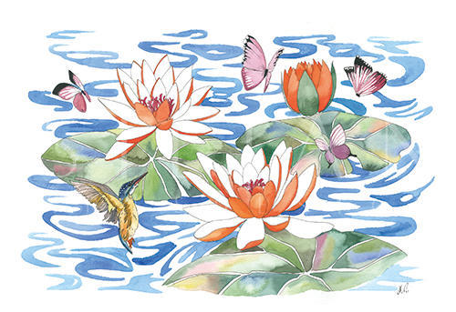 Pond Moonlight II