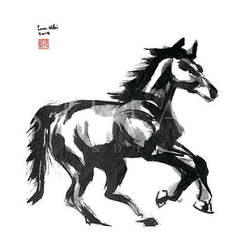 B&W Horses III