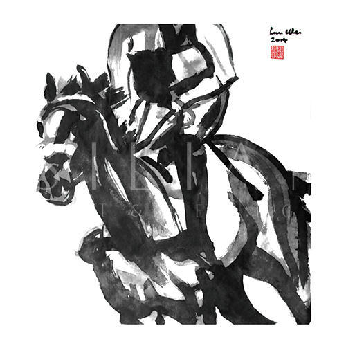 B&W Horses II