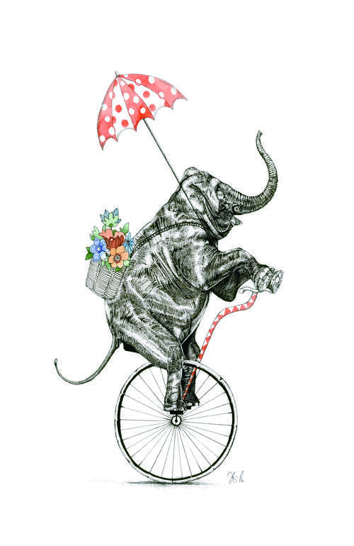 Elephants of Play Wheelbarrow I