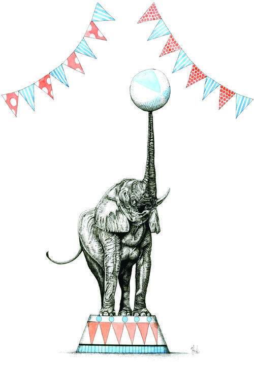 Elephants of Play Wheelbarrow VIII