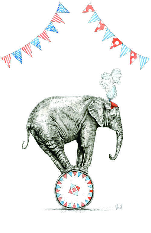 Elephants of Play Wheelbarrow VI