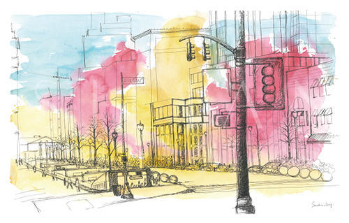 Building Watercolor Painting VIII