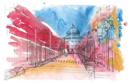 Building Watercolor Painting IX