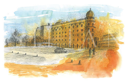 Building Watercolor Painting V