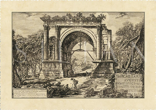 Vintage Roman Ruins
