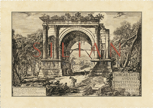 Vintage Roman Ruins
