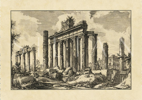 Vintage Roman Ruins