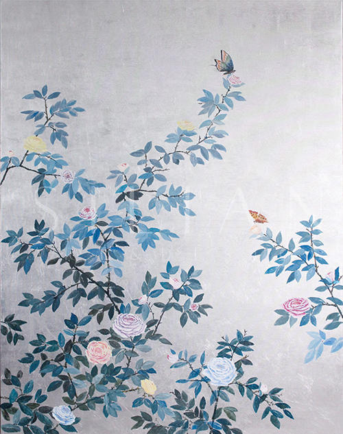 Silver Foil Painting